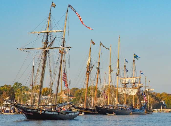 downrigging sailboats chestertown tall ships